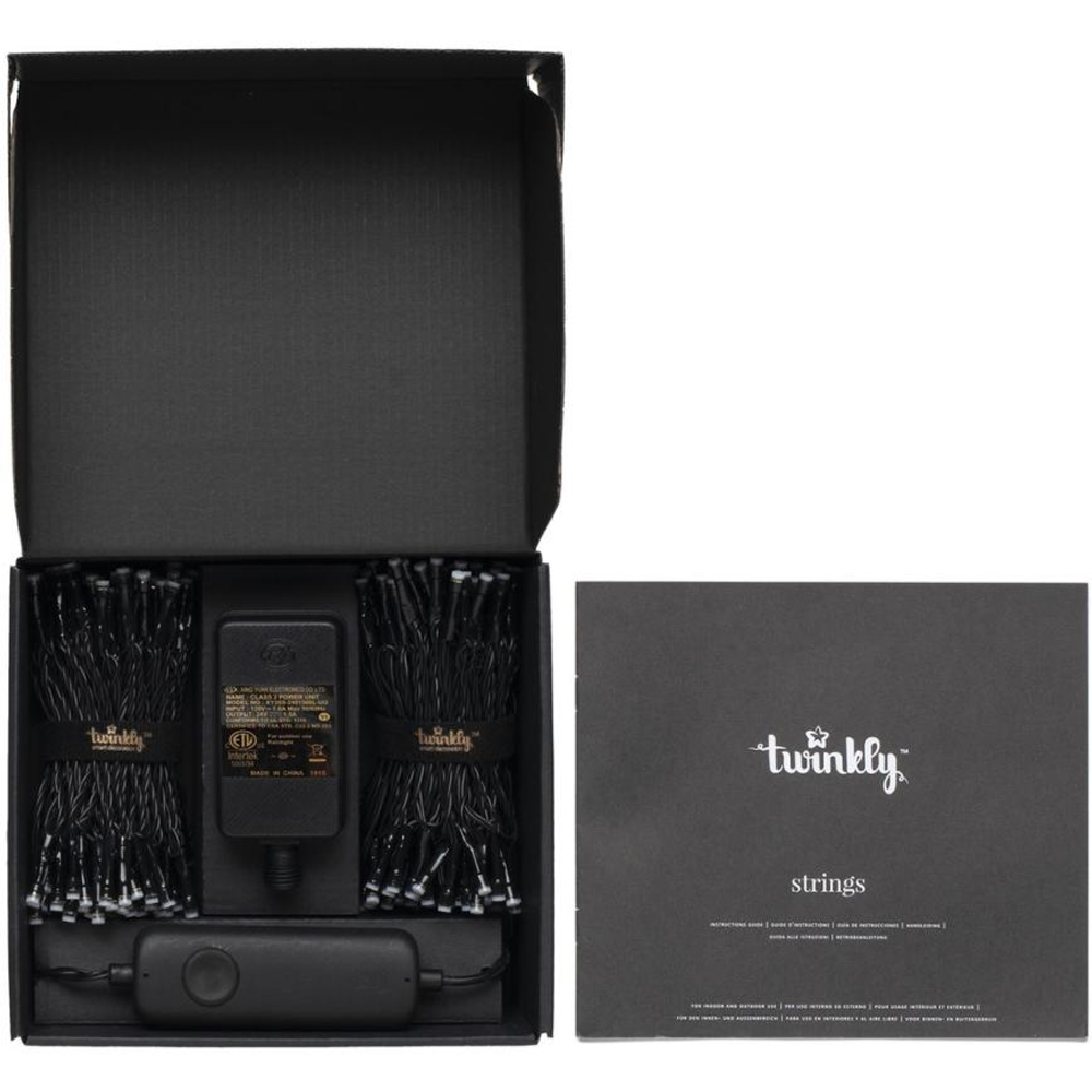 Умная гирлянда «Нити» Twinkly Strings, RGB (20 м, 250 светодиодов) Generation II