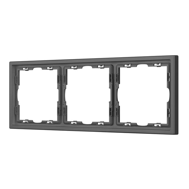 Рамка пластиковая FRM-NOBE-SFPL-3-GR Arlight 054222