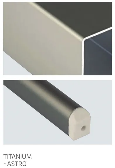 Зонт профессиональный Astro Titanium, 300х400 см, титан, слоновая кость