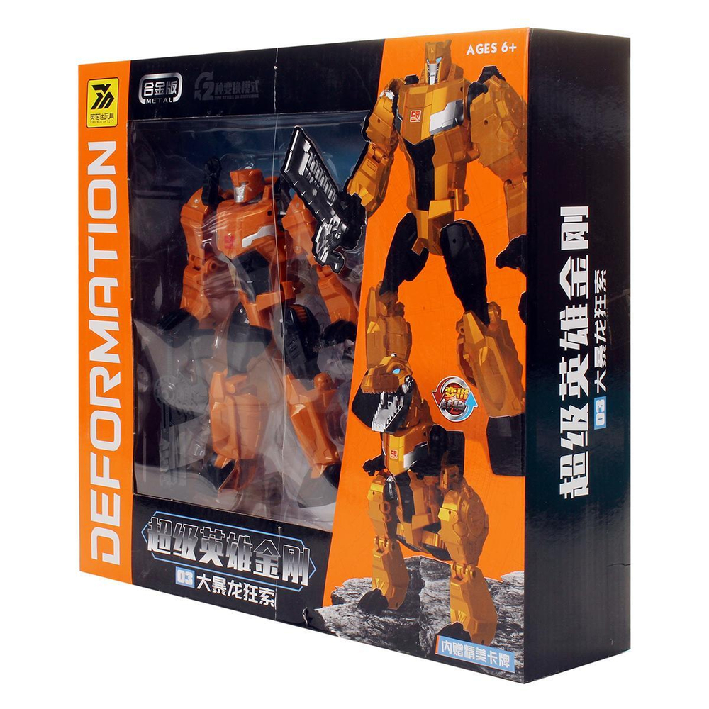 Трансформер-робот, коробка YND666-124