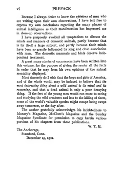 The minds and manners of wild animals. a book of personal observations | Hornaday William Temple