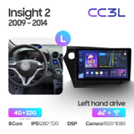 Teyes CC3L 9"для Honda Insight 2 2009-2014