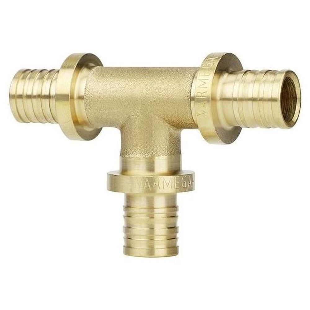 Тройник латунный Varmega равносторонний 16