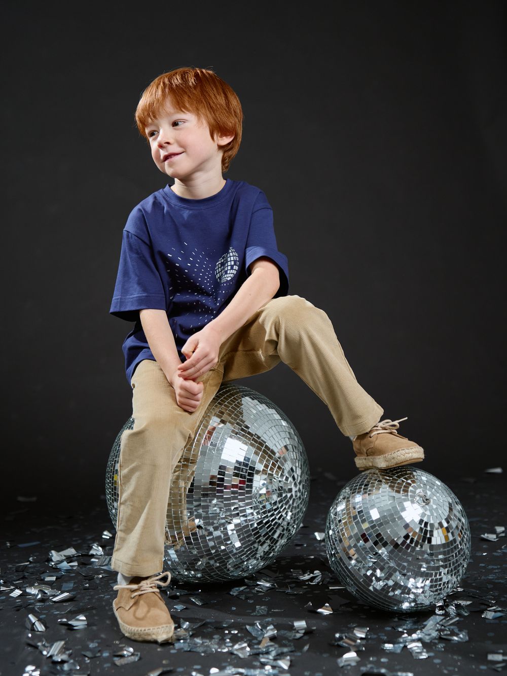 Футболка оверсайз "Гроза/Диско-шар"