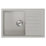 Мойка ML-GM19 КОМФОРТ с крылом, серая (310), 750*500*200мм