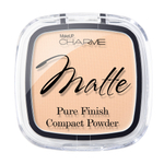 Charme Пудра компактная «Pure Matte» тон-102 (Слоновая кость)