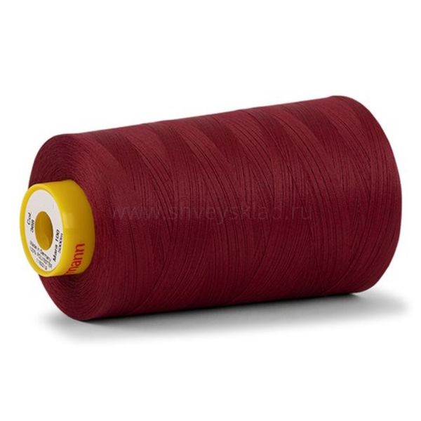 Нитка Gutermann Mara 150 (5000 метров), 1 боб., особо тонкая | 368 бордо