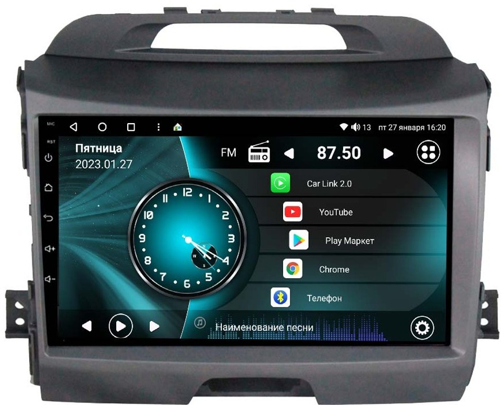 Магнитола для KIA Sportage 3 2010-2016 - Vaycar VA27-0537 на Android 13, 8-ядер, 4G SIM-слот