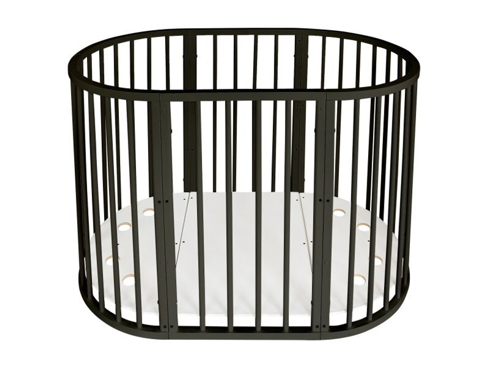 Кровать детская Indigo Simple 7в1 с поперечным маятником венге