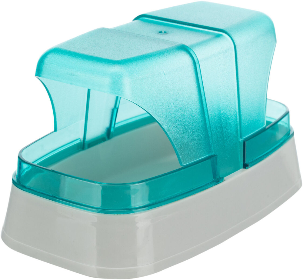 Купалка для грызунов Trixie Sand Bath, размер 17х10х10см., темно-синий / бирюзовый