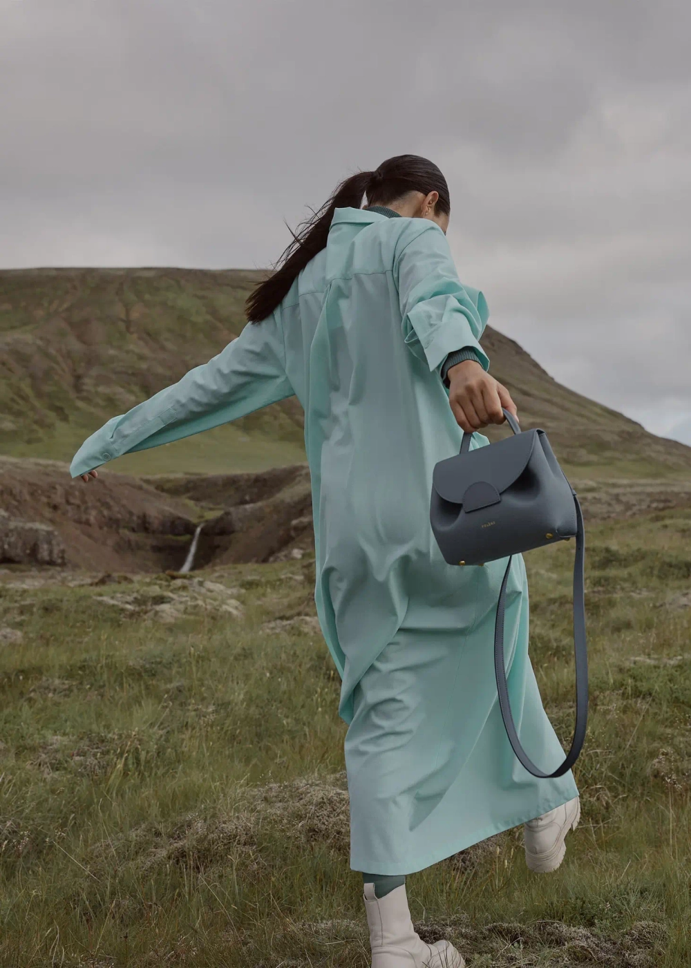 POLENE СУМКА NUMERO UN NANO, ТЕМНО-СИНИЙ