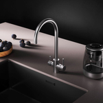 Смеситель для кухни с С-изливом с каналом для питьевой воды, сатин AM.PM X-Joy S F85B07711