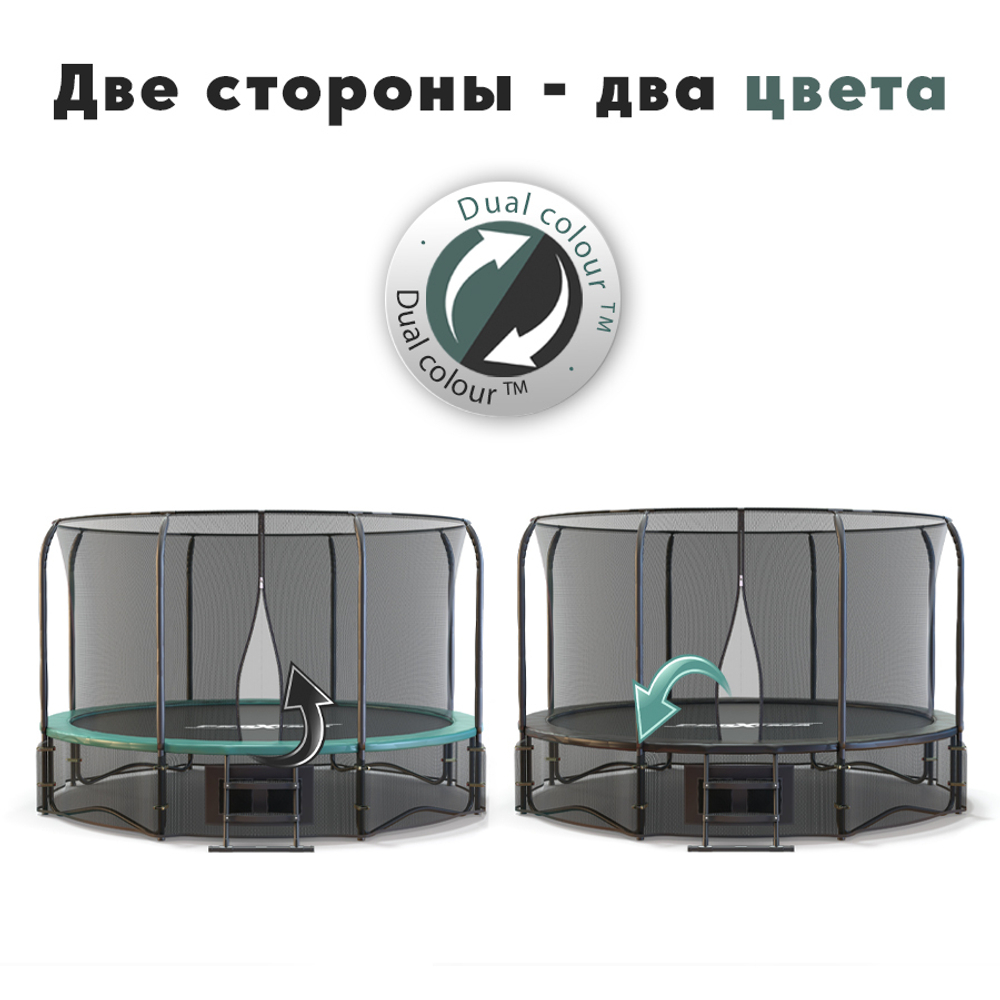 Батут proxima premium dual 14 футов, арт. cfr-14f-4w