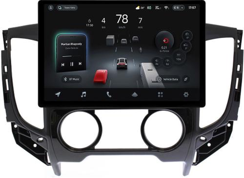 Магнитола для Mitsubishi L200 5 2015-2024 (кондиционер), FIAT Fullback - Teyes CC4-PRO монитор 13" 2K QLED на Android 13, Быстрейшая, Snapdragon 778G, ИИ, CarPlay, DSP, 4G SIM-слот