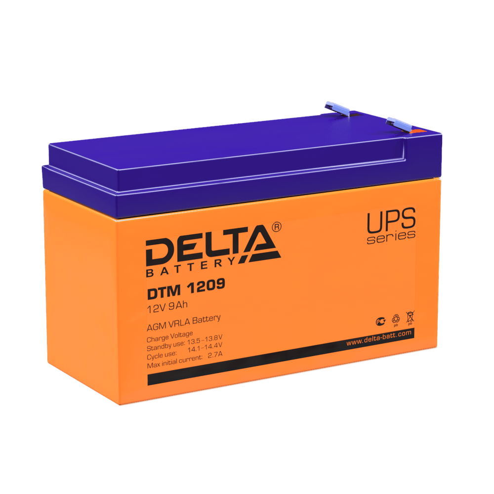 Аккумулятор DELTA HRL 12-9 Х (1234W)