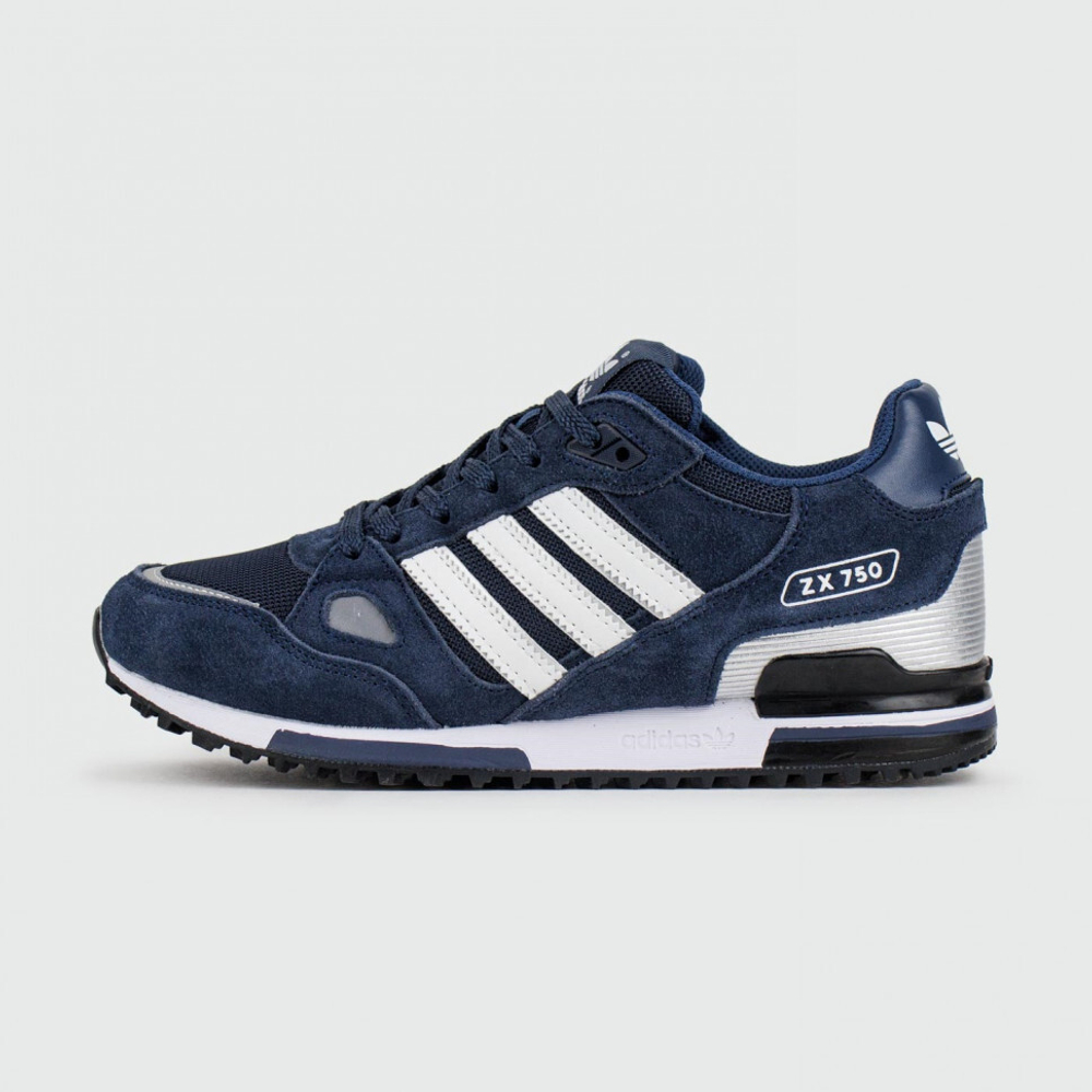кроссовки Adidas ZX 750 Navy Blue / White