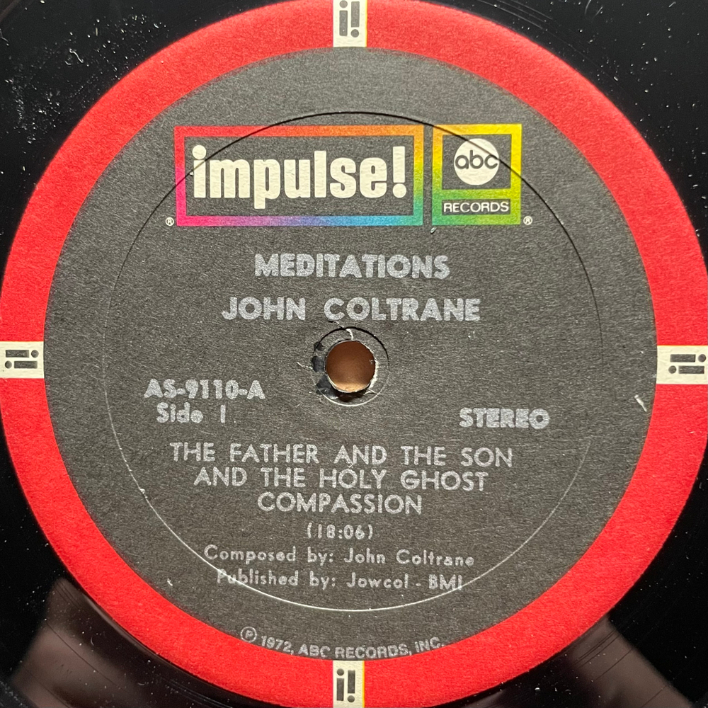 John Coltrane ‎– Meditations (США 1972г.)