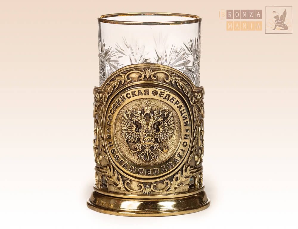 подстаканник Герб - Российская Федерация