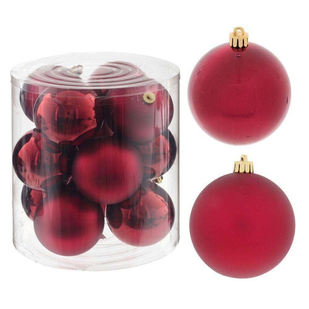 GAEM Набор из 12шт Украшение новогоднее "Шар", D 8 см, L8 W8 H9 см