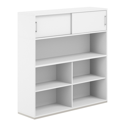 Стеллаж-комбо односторонний с антресолью AG.251.110.671.WH ALLEGRO (АЛЛЕГРО)