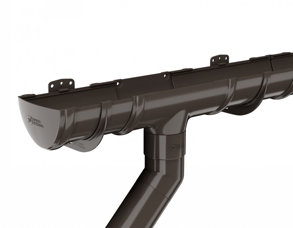 Колено трубы D82 // 135˚// темно-коричневый // Технониколь