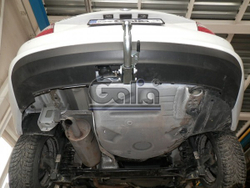 Фаркоп оцинкованный Galia S104C для Skoda Rapid лифтбек/универсал 2013-, SEAT Toledo седан 2013-(паспорт и сертификат в комплекте)(без электрики)