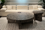 Стол журнальный Garda Decor Garda Decor Зебрано (Zebrano) d140*42 см