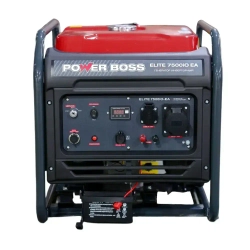 Генератор Инверторный Power Boss ELITE 7500iO-EA 7.5 кВт 460 см3, 25 л, электростарт AVR коннектор автоматики, розетки 1х230 В/16 А и 1х230 В/32 А выход постоянного тока USB 5В, силовые клеммы, 102005