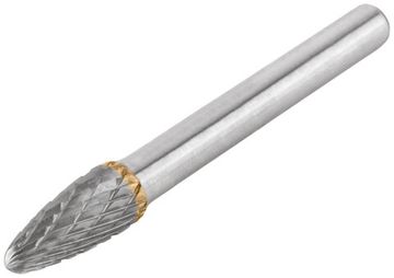 Шарошка карбидная, штифт 6 мм, тип "F", параболическая  8х18х63 мм
