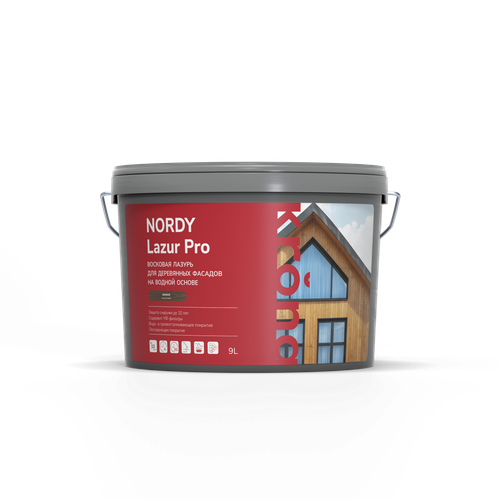 Лазурь восковая KRONA NORDY LAZUR PRO 9л бесцветный