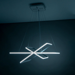 Citilux Неон Смарт CL731AK110E Умная подвесная люстра Белая