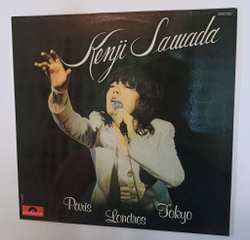 Винтажная виниловая пластинка LP Kenji Sawada Paris Londres Tokyo (France 1975)