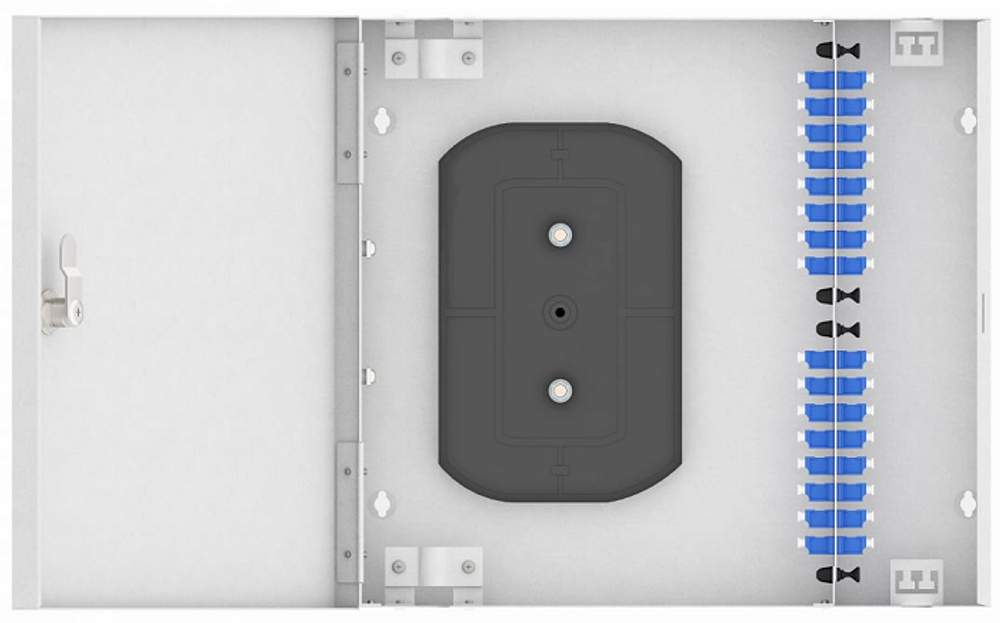 Кросс оптический настенный  TopLAN КРН-Top-32LC/U-OS2-GY