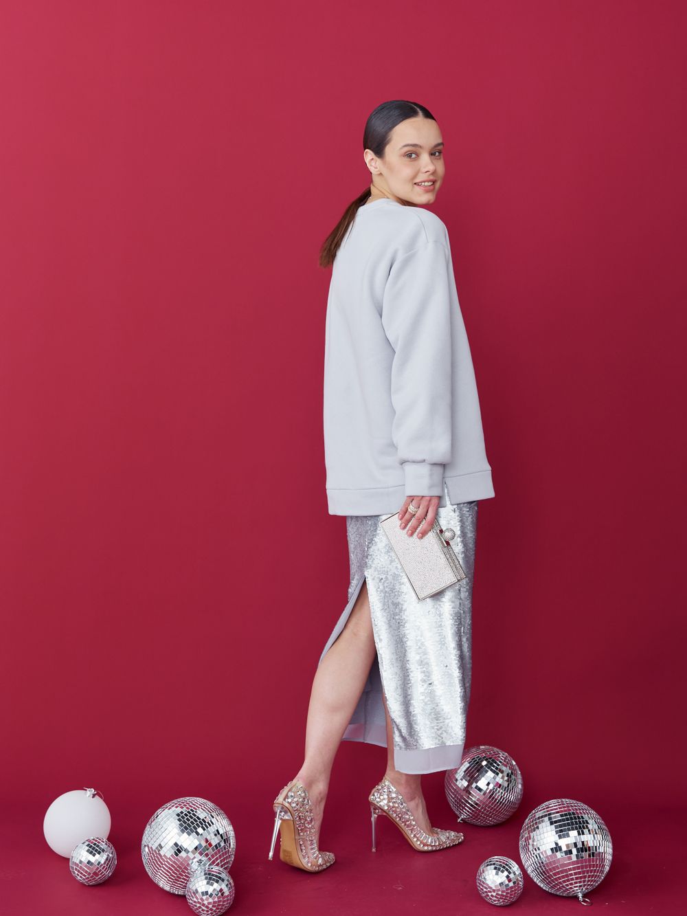 ЮБКА В ПАЙЕТКАХ SILVER