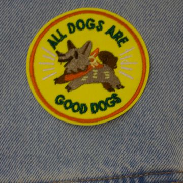 Нашивка на рюкзак и на одежду. All dogs are