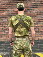 Тактический костюм горка с наколенниками и налокотниками мох