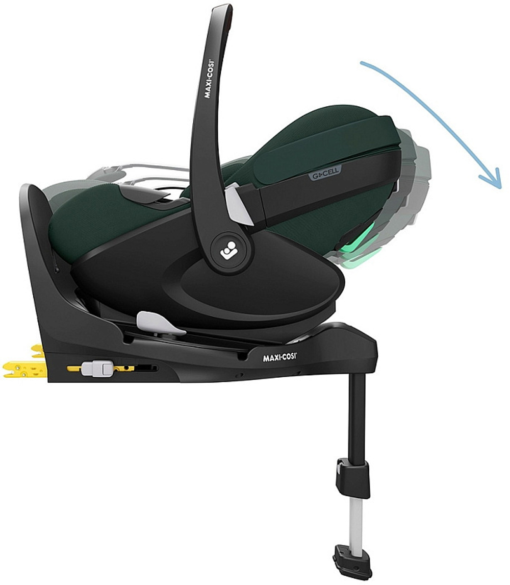 Коляска детская Maxi-Cosi Oxford Plus 3 в 1 с автокреслом Pebble 360 Pro Twillic Green 1978390110 PlusTwillic Black/Черный