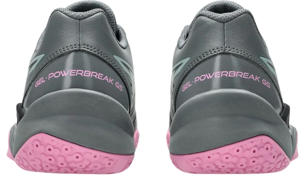 Детские Кроссовки теннисные  Asics Gel-Powerbreak GS - steel grey/ocean haze