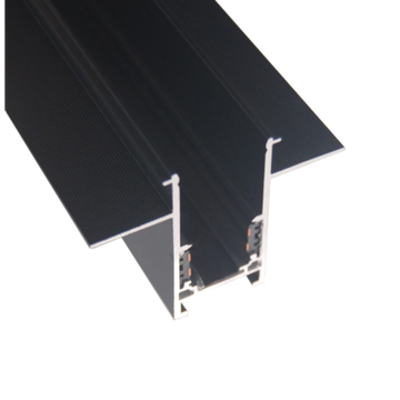 Трек 4-контактный встраиваемый со стыковочным пазом 48V 2м (Заглушки и декоративный экран в комплекте) 509227P черный Uno Pro Lightstar