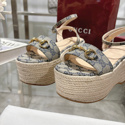 Gucci Horsebit Flatform Sandal