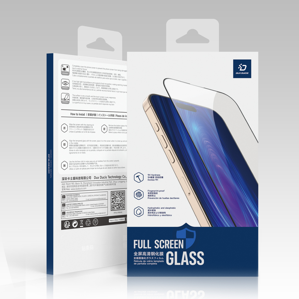 Защитное стекло из закаленного стекла для Vivo X200 Ultra, от Dux Ducis серия CURVED-65 Full Screen Glass