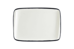 Блюдо прямоуг. 230*160 мм. Линеа Черный, форма Мув Bonna /1/12/1128/