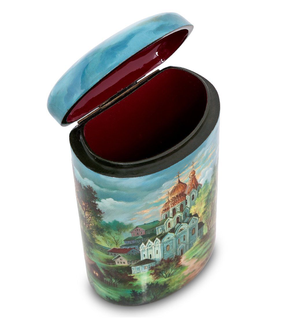 ШК-20/ 1 Портсигар «Монастырь» худ. Ларина