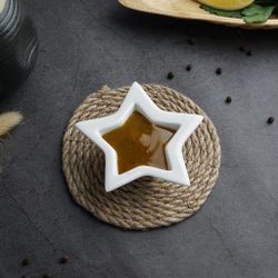 Соусник 25 мл 9,5*8 см h2,5 см Mini Mix Звезда белый фарфор P.L. Proff Cuisine [6]