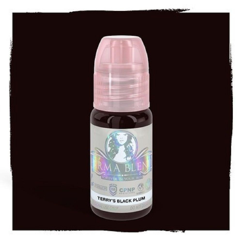 Пигмент Perma Blend Terry&#39;s Black Plum, 15мл.