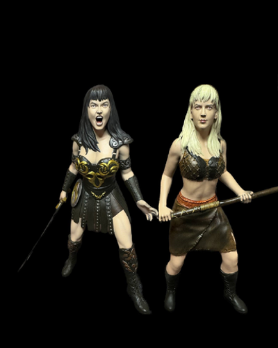 Зена & Габриэль Xena & Gabrielle фигурка (окрашена)