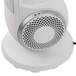Тепловентилятор электрический поворотный(220V,2200W,S обогрева 22м?,защита от перегрева+пульт ДУ) FORCEKRAFT FK-FH20