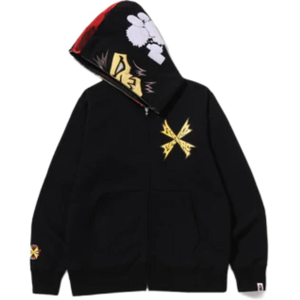 A Bathing Ape Bathing Ape Sweatshirts Cardigan Moderate No Fleece Lined Zip Closure Bap Ss26 001
