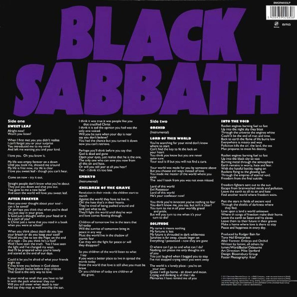 Black Sabbath. Master Of Reality (LP)