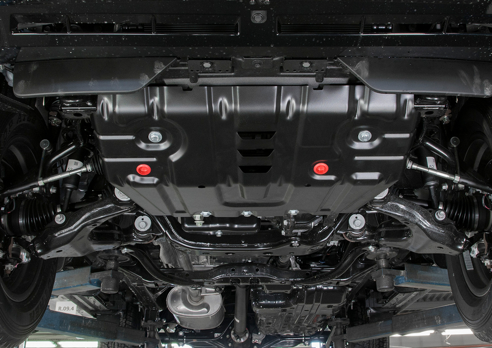 Защита радиатора АвтоБроня для Lexus GX 460 (V - 4.6) 2009-2013 2013-н.в./Toyota Land Cruiser Prado 150 (V - 2.7; 3.0D; 4.0) 2009-2013/Toyota Land Cruiser Prado 150 рестайлинг (V - 2.7; 2.8D; 3.0D; 4.0) 2013-2017/Toyota Land Cruiser Prado 150 рестайлинг (V - 2.7; 2.8D; 4.0) 2017-2020 2020-н.в., штампованная, сталь 1.8 мм, с крепежом, 111.09516.1
